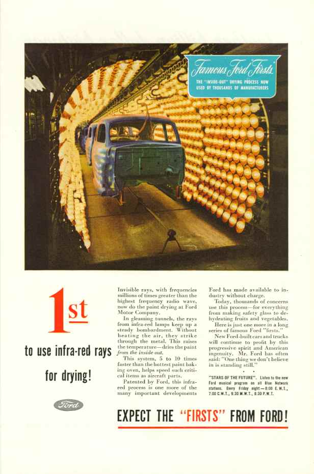 1945 Ford Auto Advertising